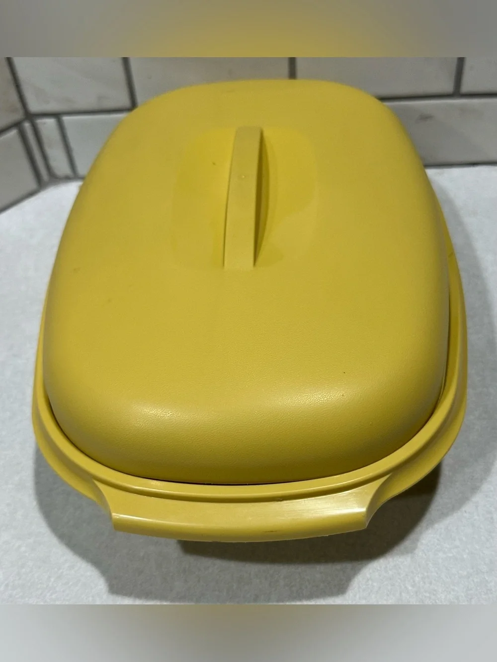Vintage Tupperware 1273,74,75 Microwave Vegetable Steamer Gold 3 Piece USA